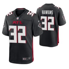 Atlanta Falcons Jaylinn Hawkins Game #32 Black 2020 Jersey