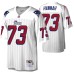 Men New England Patriots John Hannah Legacy Replica White Jersey