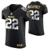 Men Carolina Panthers Christian McCaffrey Golden Edition Black Elite Jersey