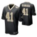 New Orleans Saints Alvin Kamara Game Black Jersey