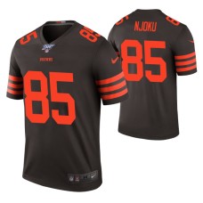 Cleveland Browns David Njoku Brown 100th Season Color Rush Legend Jersey