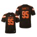 Youth Cleveland Browns #95 Myles Garrett Brown Nike Team Color Game Jersey