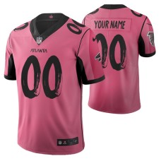 Atlanta Falcons Custom Men Pink City Edition Vapor Limited Jersey