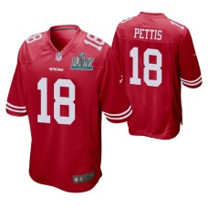 Dante Pettis San Francisco 49ers Super Bowl LIV Men Scarlet Game Jersey