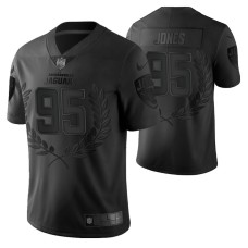 Jacksonville Jaguars #95 Abry Jones Vapor Limited Black Jersey