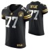 Kansas City Chiefs Andrew Wylie #77 Golden Edition Black Elite Jersey