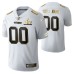 Custom San Francisco 49ers Super Bowl LIV White Vapor Limited Golden Edition Jersey