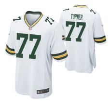 Green Bay Packers #77 Billy Turner Game Men Jersey White