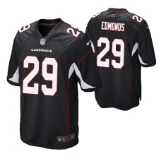 Men Arizona Cardinals #29 Chase Edmonds Black Nike Game Jersey