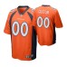 Men Cincinnati Bengals #00 Custom Orange Nike Game Jersey