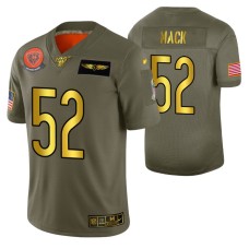 NFL 100th Season Chicago Bears Khalil Mack Men 2019 Salute to Service Jersey