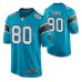 Men Carolina Panthers #80 Ian Thomas Blue Nike Game Jersey