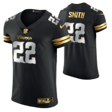 Minnesota Vikings Harrison Smith #22 Golden Edition Black Vapor Elite Jersey