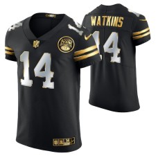 Kansas City Chiefs Sammy Watkins #14 Golden Edition Black Elite Jersey