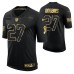 Men Baltimore Ravens No. 27 J.K. Dobbins Golden Limited Black Jersey