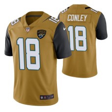 Jacksonville Jaguars Chris Conley Gold Color Rush Limited Jersey