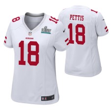 Dante Pettis San Francisco 49ers Super Bowl LIV Women White Game Jersey