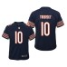 Youth Chicago Bears #10 Mitchell Trubisky Navy Nike Team Color Game Jersey