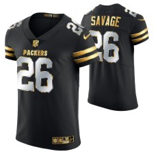 Green Bay Packers Darnell Savage #26 Golden Edition Black Elite Jersey