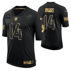 Golden Limited Black #14 Stefon Diggs Buffalo Bills Jersey