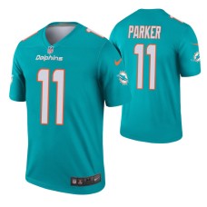 Men DeVante Parker #11 Miami Dolphins Aqua Legend Jersey