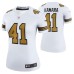 Women Alvin Kamara New Orleans Saints White Color Rush Legend Jersey