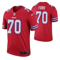 Cody Ford Buffalo Bills Red 2019 NFL Draft Color Rush Legend Jersey