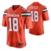 Men Cleveland Browns #18 Damion Ratley Orange Nike Game Jersey