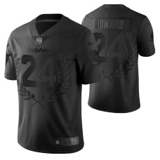 Miami Dolphins #24 Jordan Howard limited edition Black collection Jersey