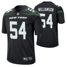 Men New York Jets #54 Avery Williamson Nike Black Player Game Jersey