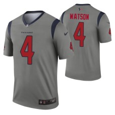 Men Deshaun Watson Houston Texans Jersey Gray Inverted Legend Edition