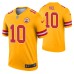 Men Tyreek Hill Kansas City Chiefs Jersey Gold Inverted Legend Edition