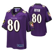 Baltimore Ravens Miles Boykin Purple Pro Line Player Jersey