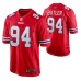 Buffalo Bills Vernon Butler #94 Game Red Alternate Jersey