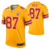 Men Travis Kelce Kansas City Chiefs Jersey Gold Inverted Legend Edition