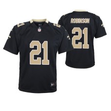 Youth New Orleans Saints #21 Patrick Robinson Black Nike Team Color Game Jersey