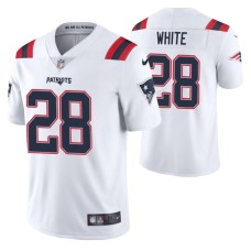 New England Patriots James White Vapor Limited White Jersey