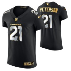 Men Arizona Cardinals Patrick Peterson Golden Edition Black Elite Jersey