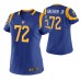 Los Angeles Rams Tremayne Anchrum Jr. Game #72 Royal Jersey