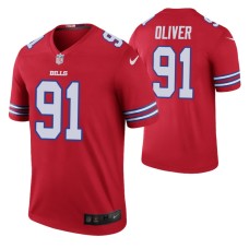 Ed Oliver Buffalo Bills Red 2019 NFL Draft Color Rush Legend Jersey