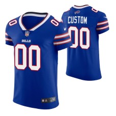 Buffalo Bills No. 00 Custom Vapor Elite Royal Jersey