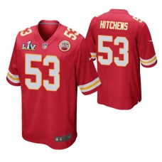 Kansas City Chiefs Super Bowl LV Anthony Hitchens Jersey Red Game