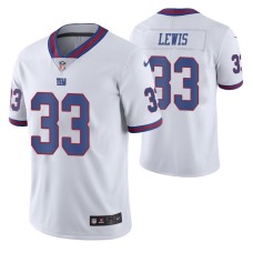 New York Giants Dion Lewis Color Rush Limited White Jersey