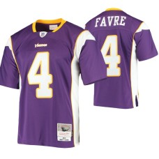 Men Minnesota Vikings Brett Favre 2010 Legacy Replica Purple Jersey