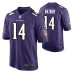 Baltimore Ravens Sammy Watkins #14 Purple Game Jersey