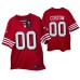 San Francisco 49ers #00 Custom Game Scarlet Throwback Jersey