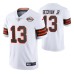 Odell Beckham Jr. #13 Vapor Limited White 75th Anniversary Throwback Cleveland Browns Jersey