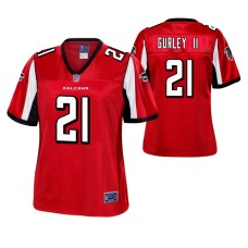 Atlanta Falcons Todd Gurley Red Pro Line Player Jersey Women