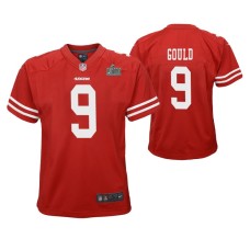 Robbie Gould San Francisco 49ers Super Bowl LIV Youth Scarlet Game Jersey