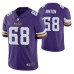 Minnesota Vikings Kyle Hinton Vapor Untouchable Limited Purple Jersey